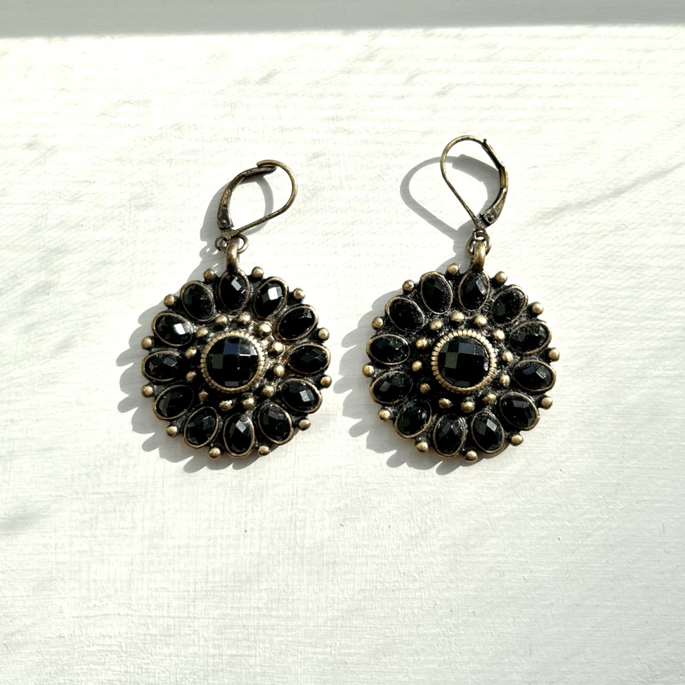 Black earrings